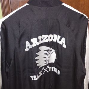 Arizona Track and Field Satin Bomber Jacket